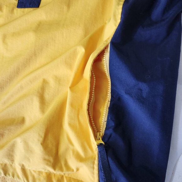 Chaps 1/4 Zip Jacket Men's Size Med. with Roll Away Hood Pockets Toggle Waist - Picture 6 of 16